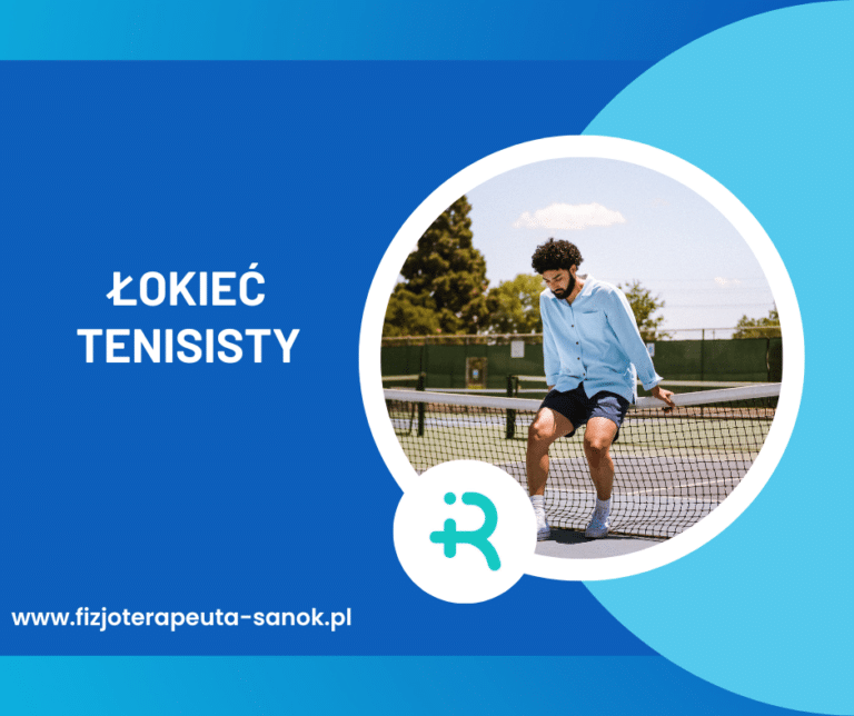 Tenisista z urazem łokcia na korcie