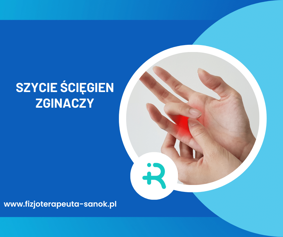 Szycie ścięgien zginaczy, ból dłoni.