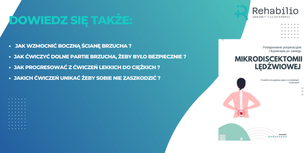 Fizjoterapia po mikrodiscektomii lędźwiowej – ćwiczenia i porady